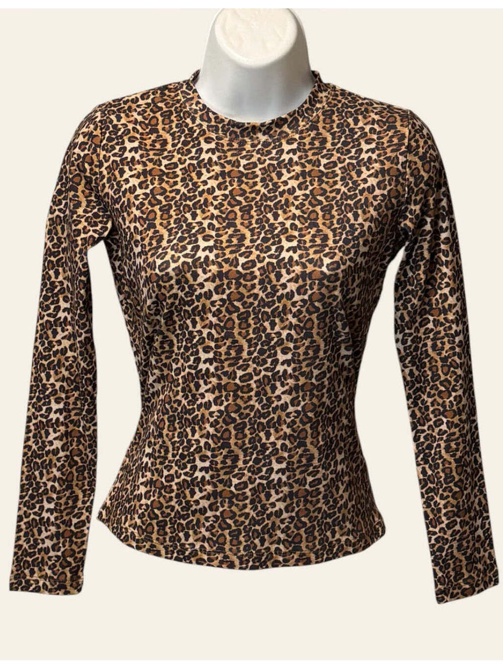 See Rene Leopard Print Top